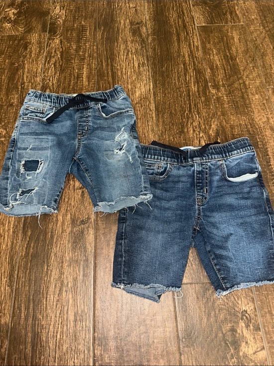 Old Navy Other - Old Navy Kids Distressed Blue Denim Shorts bundle of 2